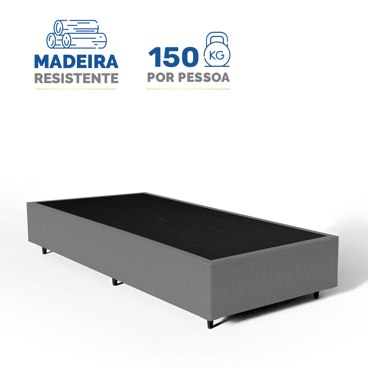 Cama Box Solteirinho 78cm foto 3
