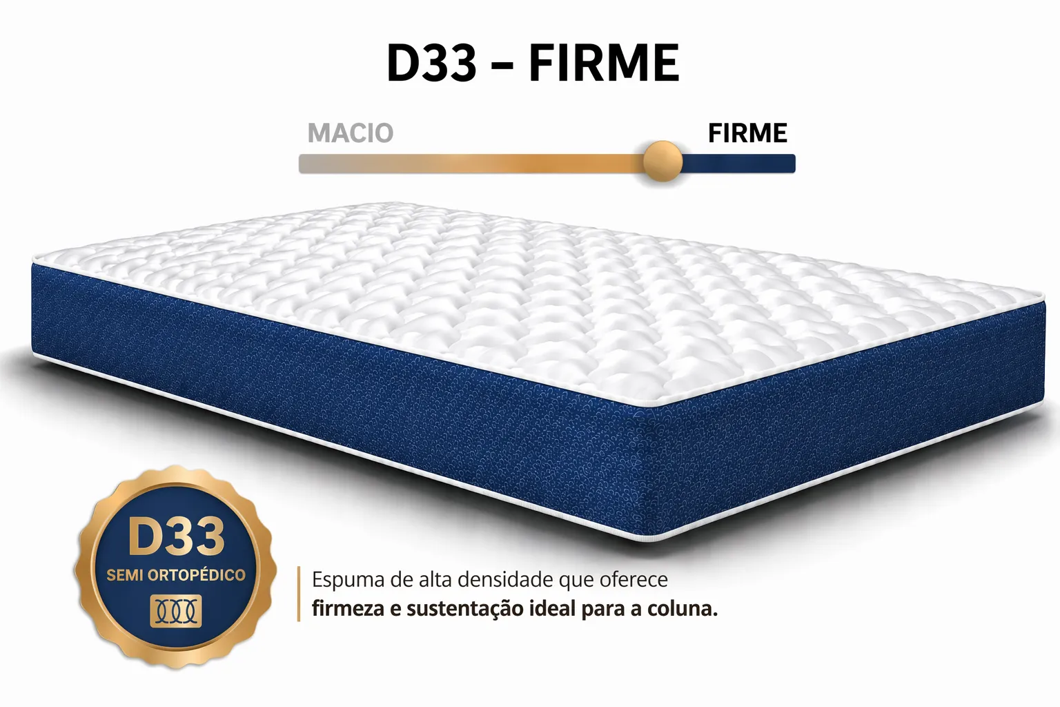 Kit Cama Box Baú + Colchão D33 Solteirão 0,96m - Azul foto 4