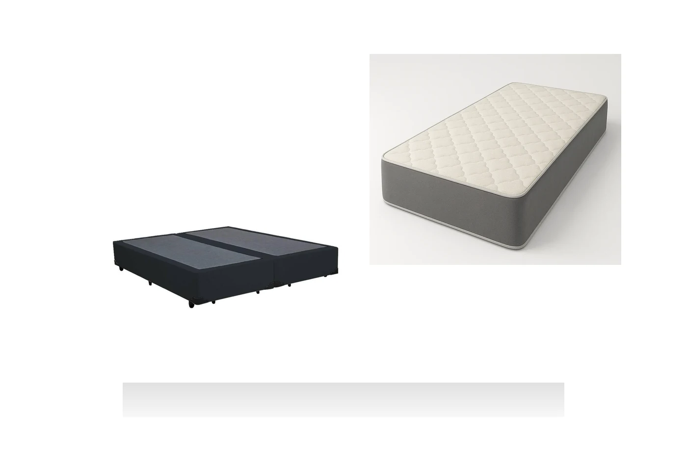 Kit Cama Box + Colchão D45 King 1,98m - Preto