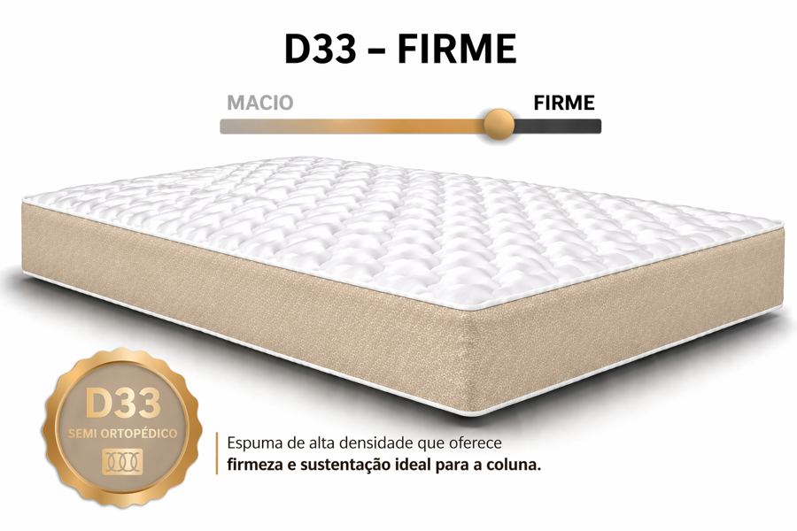 Kit Cama Box Baú + Colchão D33 Queen 1,58m - Bege foto 4
